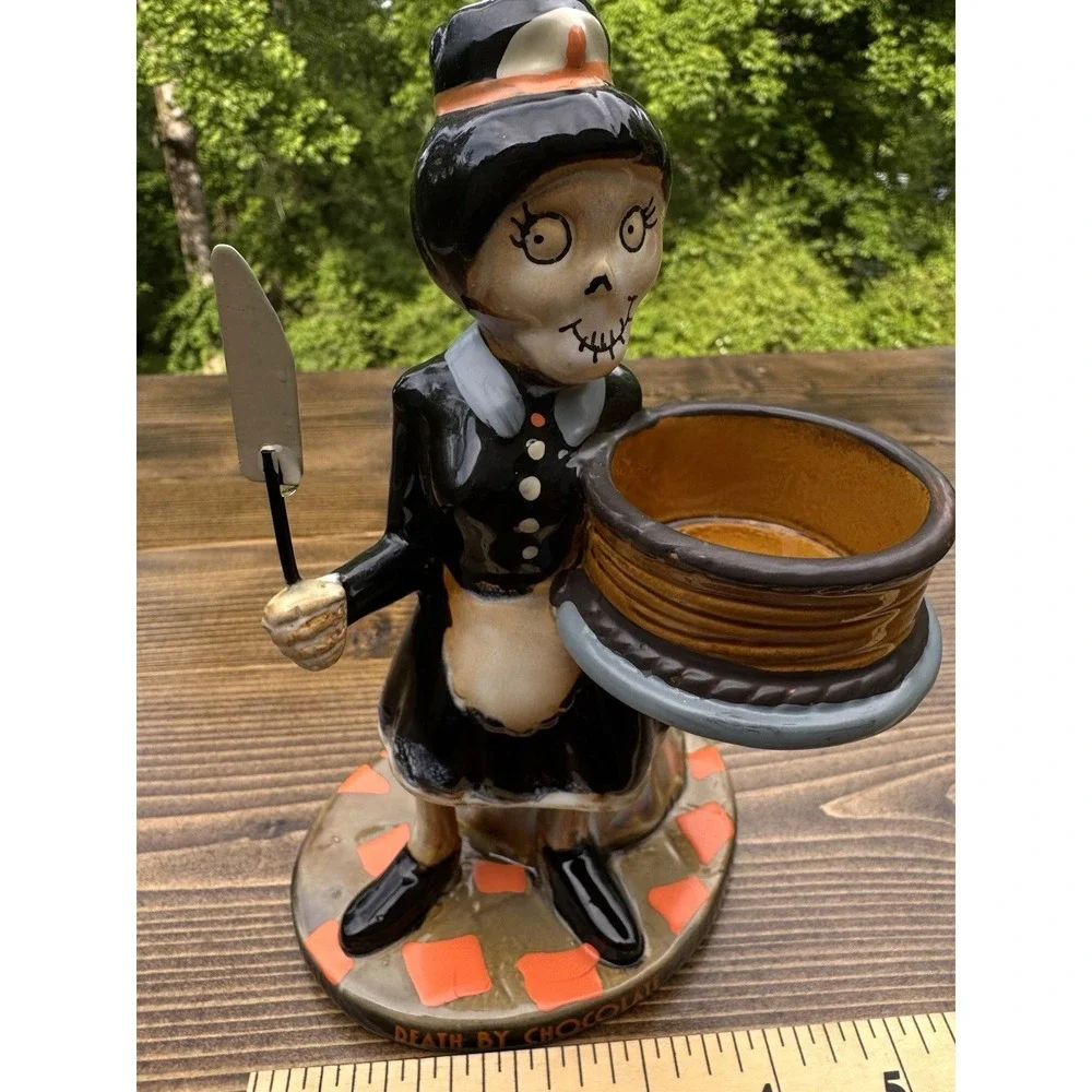 Yankee Candle Boney Bunch Death By Chocolate 2017 Tealight Holder‎ Halloween